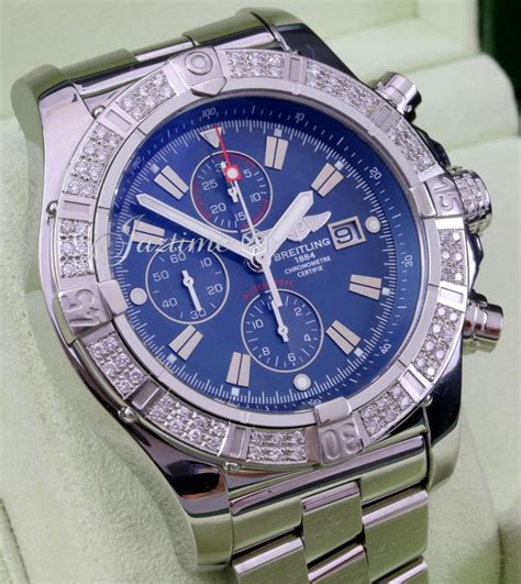 breitling super avenger diamond bezel